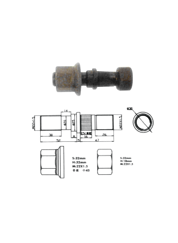 PARAFUSO DO PNEU FA8302