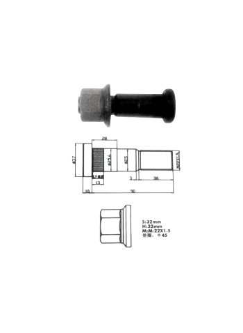 PARAFUSO DO PNEU FA8303