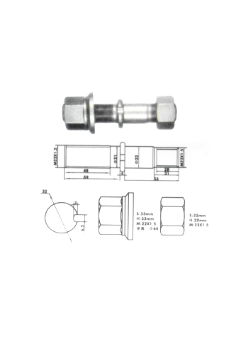 PARAFUSO DO PNEU FA8308