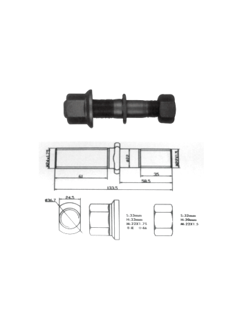 PARAFUSO DO PNEU FA8312