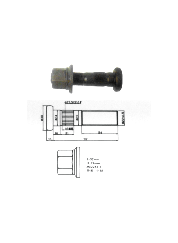 PARAFUSO DO PNEU FA8316