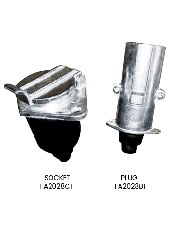 ACOPLADOR ELÉTRICO INDUSTRIAL MASCULINO E FEMININO FA2028A1 (UM CONJUNTO)