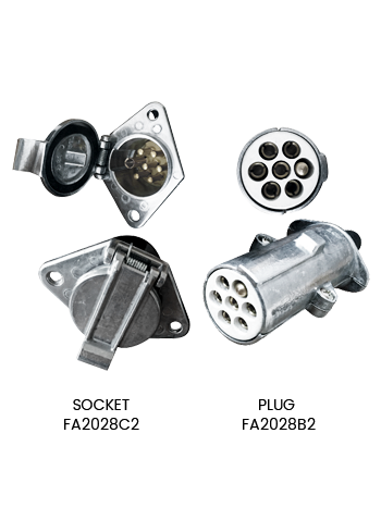 CONECTOR DE METAL DE RECIPIENTE FA2028A2 (UM CONJUNTO) COWPLER ELÉTRICO